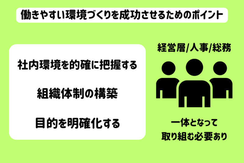社員が働きやすい環境づくりの成功事例 | 各社取り組みポイントを交えて解説 | NEOFLAG.ナビ