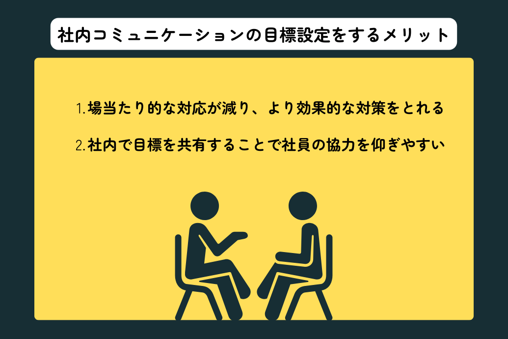 社内コミュニケーション円滑化の目標設定_メリット